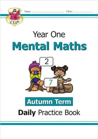 Cover image for 9781789087611 - KS1 Mental Maths Year 1 Daily Practice Book: Autumn Term