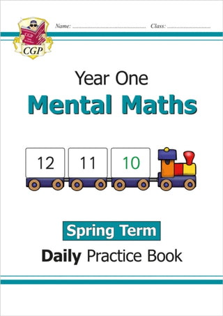Cover image for 9781789087635 - KS1 Mental Maths Year 1 Daily Practice Book: Spring Term