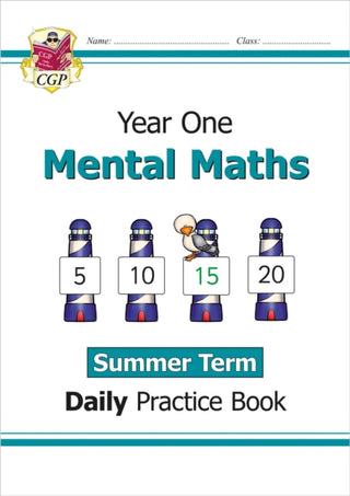 Cover image for 9781789087659 - KS1 Mental Maths Year 1 Daily Practice Book: Summer Term