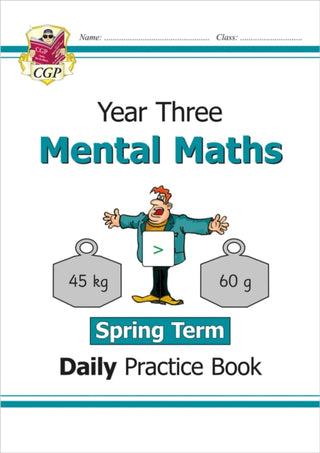 Cover image for 9781789087727 - KS2 Mental Maths Year 3 Daily Practice Book: Spring Term