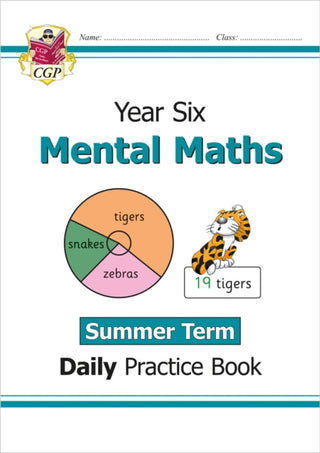 Cover image for 9781789087789 - KS2 Mental Maths Year 6 Daily Practice Book: Summer Term