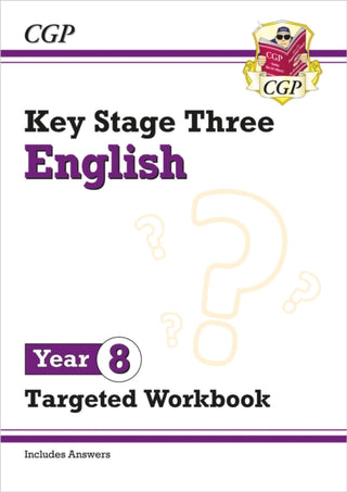 Cover image for 9781789087840 - KS3 Year 8 English Targeted Workbook (with answers)