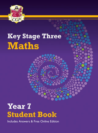 Cover image for 9781789087864 - KS3 Maths Year 7 Student Book - with answers & Online Edition