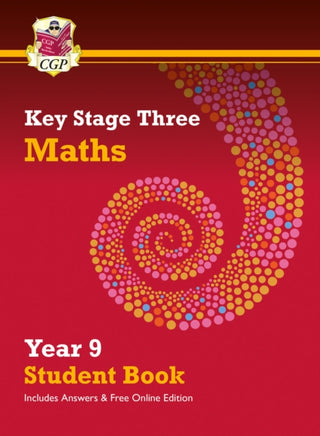 Cover image for 9781789087888 - KS3 Maths Year 9 Student Book - with answers & Online Edition