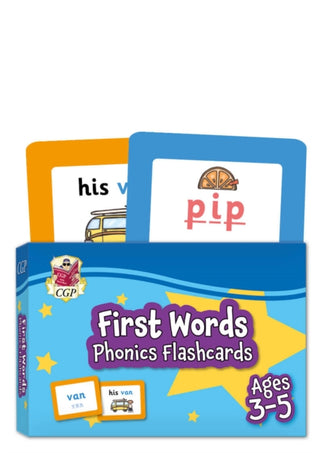 Cover image for 9781789087901 - First Words Phonics Flashcards for Ages 3-5