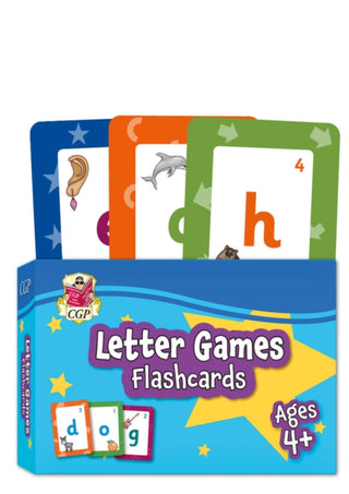 Cover image for 9781789087918 - Letter Games Flashcards for Ages 4+