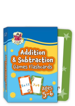 Cover image for 9781789088175 - Addition & Subtraction Games Flashcards for Ages 5-6 (Year 1)