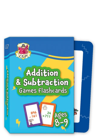 Cover image for 9781789088205 - Addition & Subtraction Games Flashcards for Ages 8-9 (Year 4)