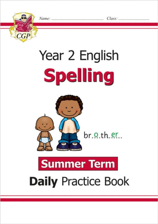 Cover image for 9781789088281 - KS1 Spelling Year 2 Daily Practice Book: Summer Term