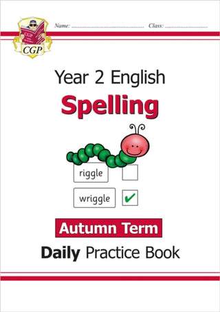 Cover image for 9781789088304 - KS1 Spelling Year 2 Daily Practice Book: Autumn Term