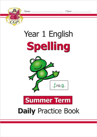Cover image for 9781789088311 - KS1 Spelling Year 1 Daily Practice Book: Summer Term