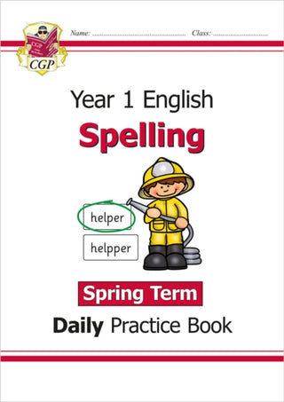 Cover image for 9781789088328 - KS1 Spelling Year 1 Daily Practice Book: Spring Term