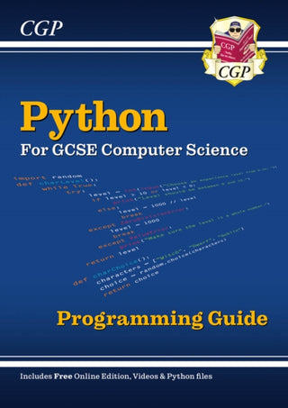 Cover image for 9781789088625 - Python Programming Guide for GCSE Computer Science with Online Edition, Python Files & Videos