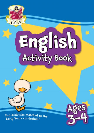 Cover image for 9781789088823 - English Activity Book for Ages 3-4 (Preschool)
