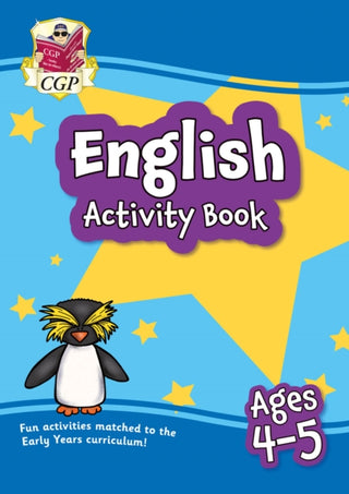 Cover image for 9781789088847 - English Activity Book for Ages 4-5 (Reception)