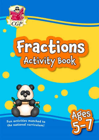 Cover image for 9781789088908 - Fractions Activity Book for Ages 5-7