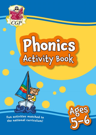 Cover image for 9781789088915 - Phonics Activity Book for Ages 5-6 (Year 1)