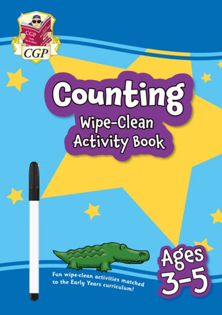 Cover image for 9781789089707 - Counting Wipe-Clean Activity Book for Ages 3-5 (with pen)