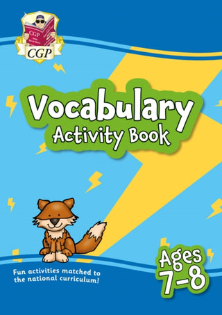Cover image for 9781789089912 - Vocabulary Activity Book for Ages 7-8