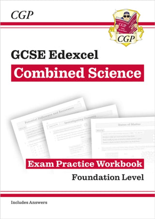 Cover image for 9781789089998 - GCSE Combined Science Edexcel Exam Practice Workbook - Foundation (includes answers)