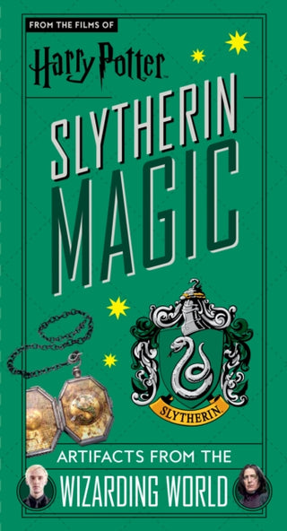 Cover image for 9781789096415 - Harry Potter: Slytherin Magic - Artifacts from the Wizarding World