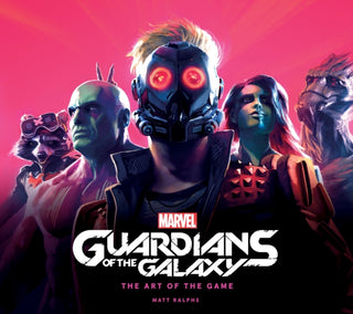 Cover image for 9781789096743 - Marvel's Guardians of the Galaxy: The Art of the Game