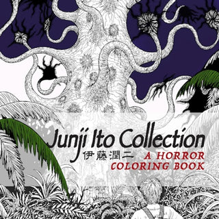 Cover image for 9781789099720 - Junji Ito Collection Coloring Book