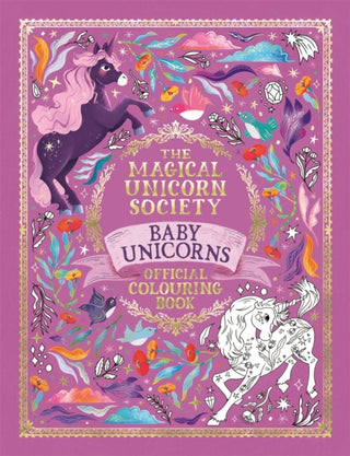 Cover image for 9781789296198 - The Magical Unicorn Society Official Colouring Book: Baby Unicorns