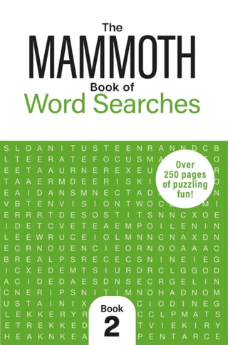 Cover image for 9781789299168 - The Mammoth Book of Word Searches 2