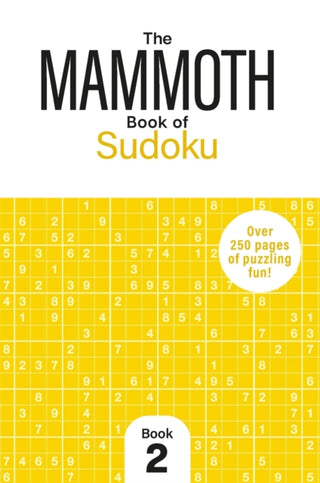 Cover image for 9781789299175 - The Mammoth Book of Sudoku 2