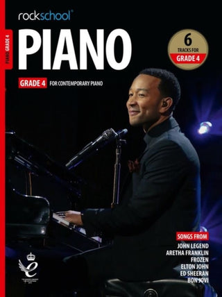 Cover image for 9781789360493 - Rockschool Piano Grade 4 - (2019)