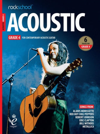 Cover image for 9781789360899 - Rockschool Acoustic Guitar Grade 4 - (2019)