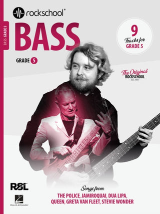 Cover image for 9781789364927 - Rockschool Bass Grade 5 2024