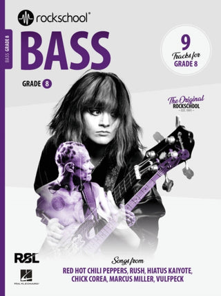 Cover image for 9781789364958 - Rockschool Bass Grade 8 2024
