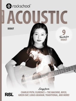 Cover image for 9781789366648 - Rockschool Acoustic Guitar Debut