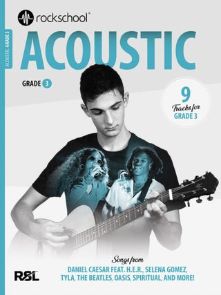 Cover image for 9781789366679 - Rockschool Acoustic Guitar Grade 3