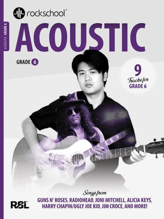 Cover image for 9781789366709 - Rockschool Acoustic Guitar Grade 6