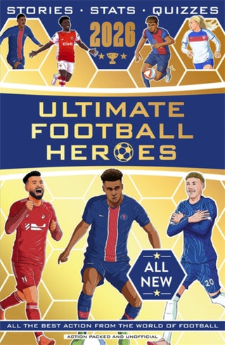 Supplemental image for 9781789469028 - Ultimate Football Heroes 2026 - BRAND NEW CONTENT