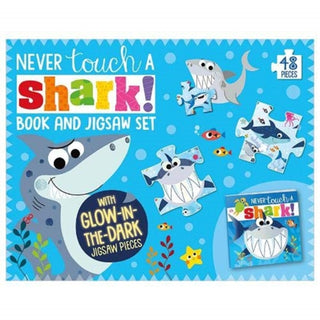 Supplemental image for 9781789478945 - Never Touch A Shark Book and Jigsaw Boxset