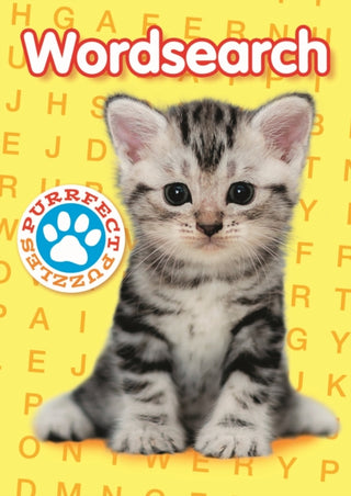 Cover image for 9781789501537 - Purrfect Puzzles Wordsearch