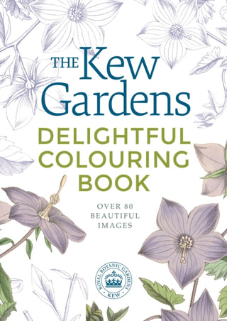 Cover image for 9781789501643 - The Kew Gardens Delightful Flowers Colouring Book