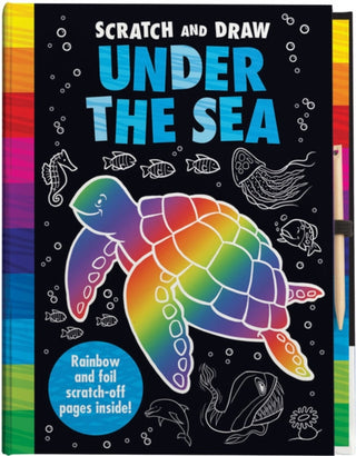 Cover image for 9781789580471 - Scratch & Draw Ocean Animals - Scratch Art Activity Book