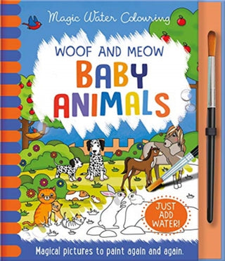 Cover image for 9781789589054 - Woof and Meow - Baby Animals