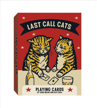 Cover image for 9781797205144 - Last Call Cats Playing Cards