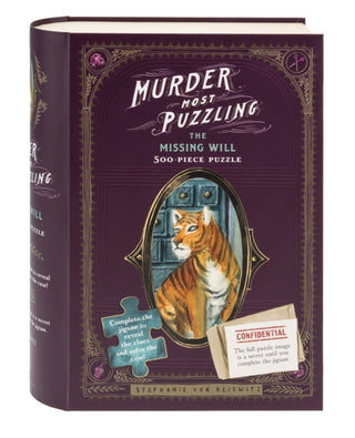 Cover image for 9781797209562 - Murder Most Puzzling The Missing Will 500-Piece Puzzle