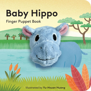Cover image for 9781797212876 - Baby Hippo: Finger Puppet Book