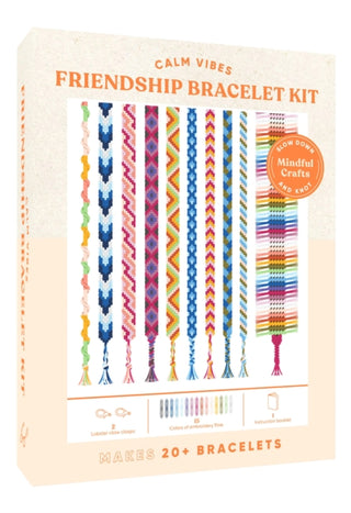 Cover image for 9781797220963 - Mindful Crafts: Calm Vibes Friendship Bracelet Kit