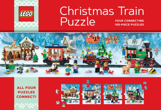 Supplemental image for 9781797221335 - LEGO Christmas Train Puzzle