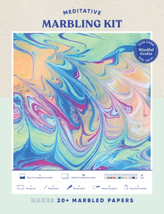 Supplemental image for 9781797224442 - Mindful Crafts: Meditative Marbling Kit