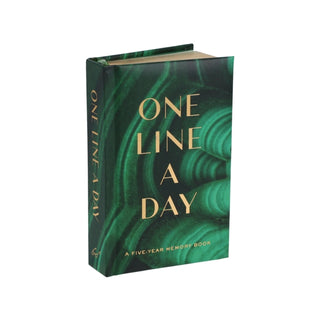 Cover image for 9781797225494 - Malachite Green One Line a Day